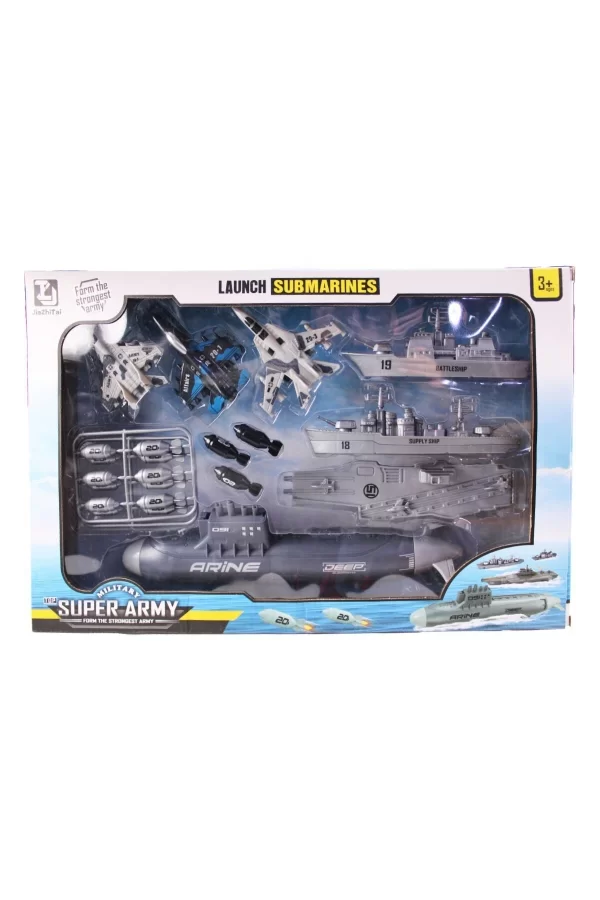 Kzl-t074 Denizaltılı Savaş Oyun Seti -kızılkaya Oyuncak