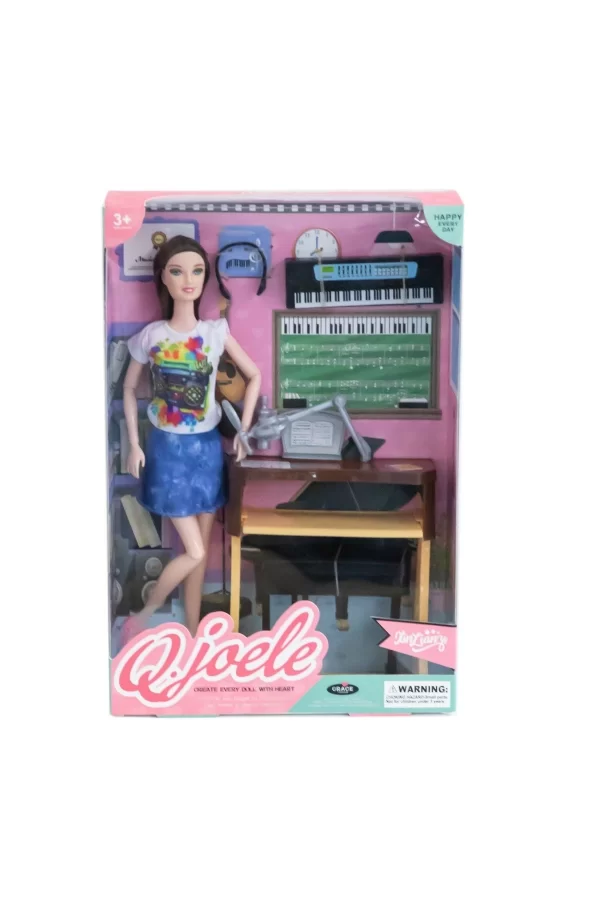 L5748k Piano Çalan Müzisyen Bebek -canem Oyuncak