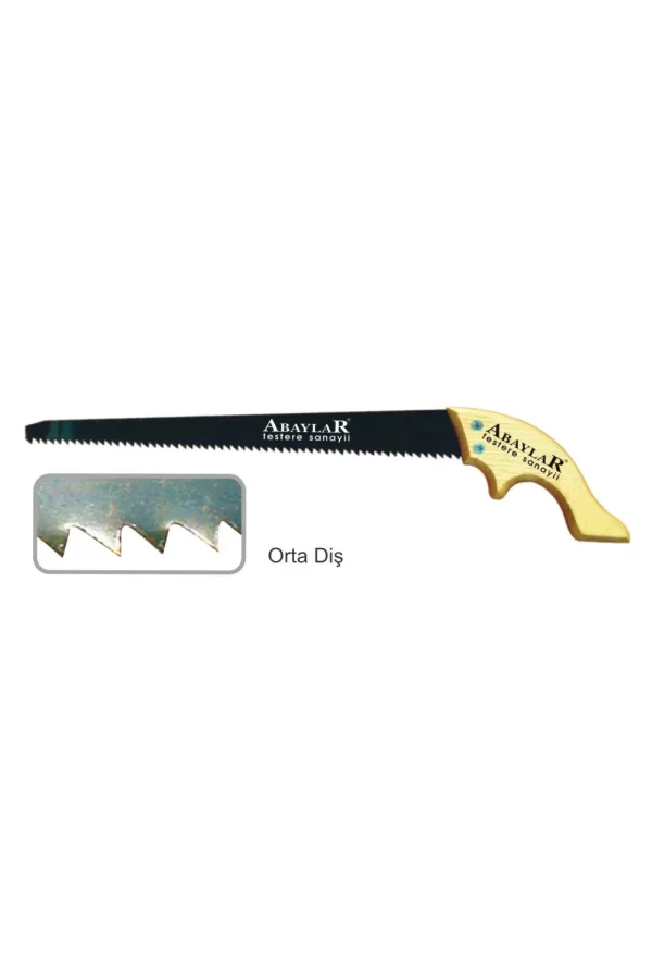 Lar Orta Diş Bağ Testere 35 Cm - Ahşap Sap