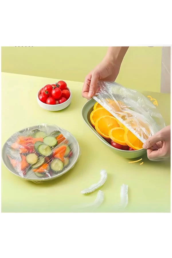 Lastikli Tencere Ve Tabak Bonesi 100 Adet (22cm)