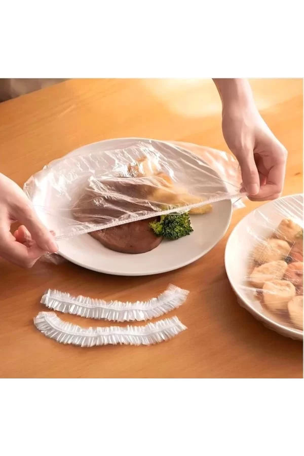 Lastikli Tencere Ve Tabak Bonesi 100 Adet (24cm)