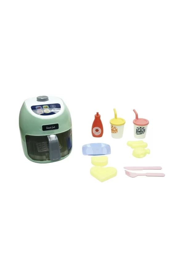 Ld-6613a Dokunmatik Fritöz Set Gıdalar Renk Değiştirir -vardem Oyuncak