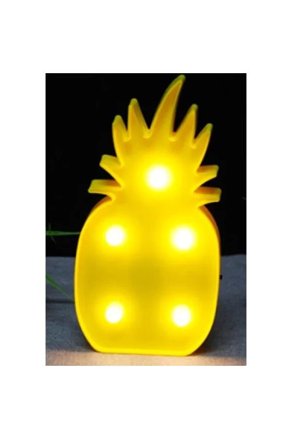 Led Işıklı Ananas Gece Lambası