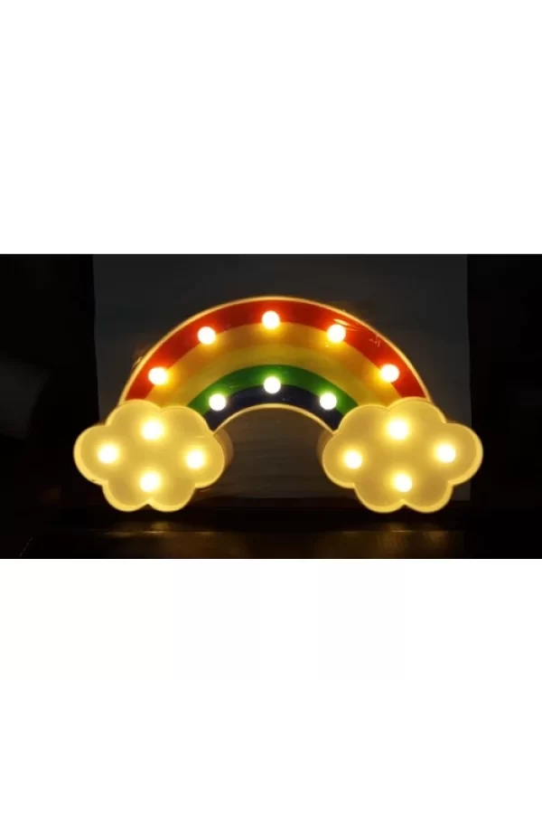 Led Işıklı Gökkuşağı Gece Lambası