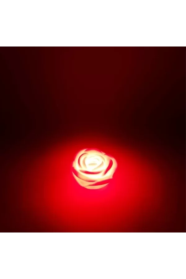 Led Işıklı Gül Mum