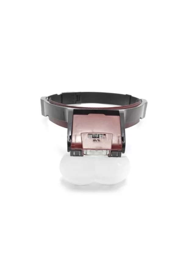Lens Takmalı 4 Lens , Led Lambalı Şapka Tip Büyüteç