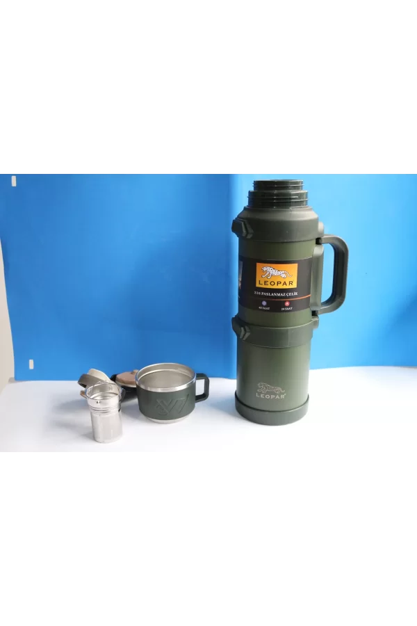 Leopar Çelik Kamp Termosu 2.5 Litre YK1421