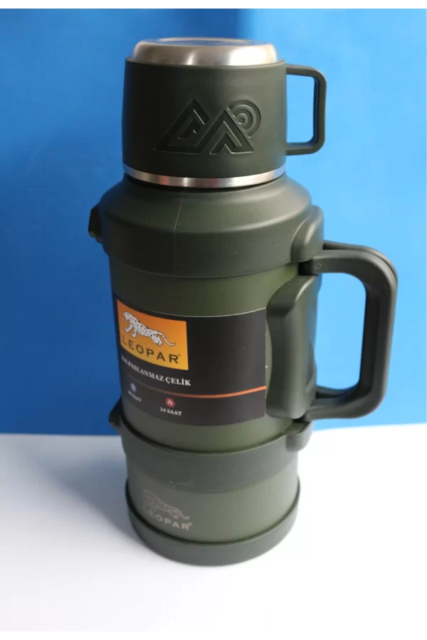 Leopar Çelik Kamp Termosu 3.2 lt. YK1420