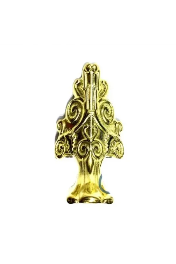 Lükens Sandık Ayağı, Kutu Ayak 4 Cm - Sarı