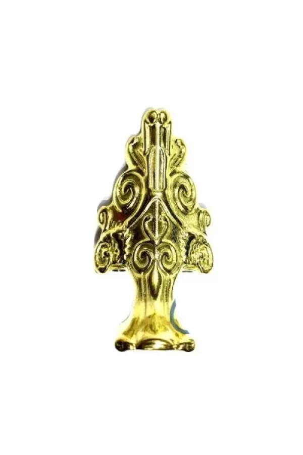 Lükens Sandık Ayağı, Kutu Ayak 4 Cm - Sarı, 50 Adet