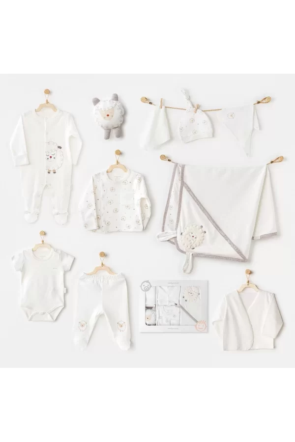 Luz&Pos Andywawa Ac25561 Newborn Set Tinny Ships 10lu Hastane Çıkışı Ekru