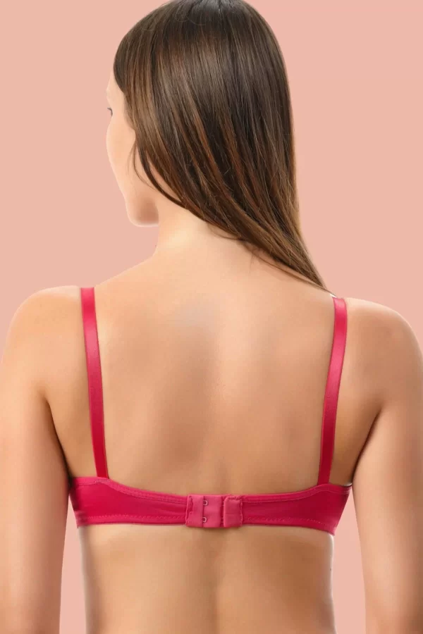 Luz&Pos Arias Closet Kırmızı Dolgusuz Mikro Tek Sütyen