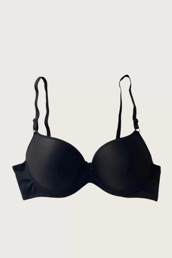 Luz&Pos Arias Closet Mikro Kumaş Push Up Dolgulu Balenli Günlük Tek Destekli Sütyen
