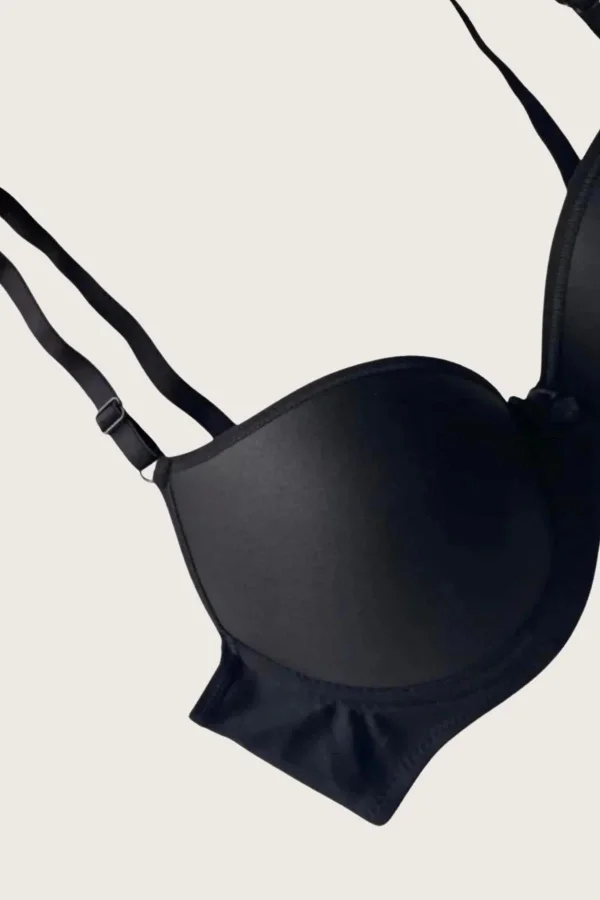 Luz&Pos Arias Closet Mikro Kumaş Push Up Dolgulu Balenli Günlük Tek Destekli Sütyen