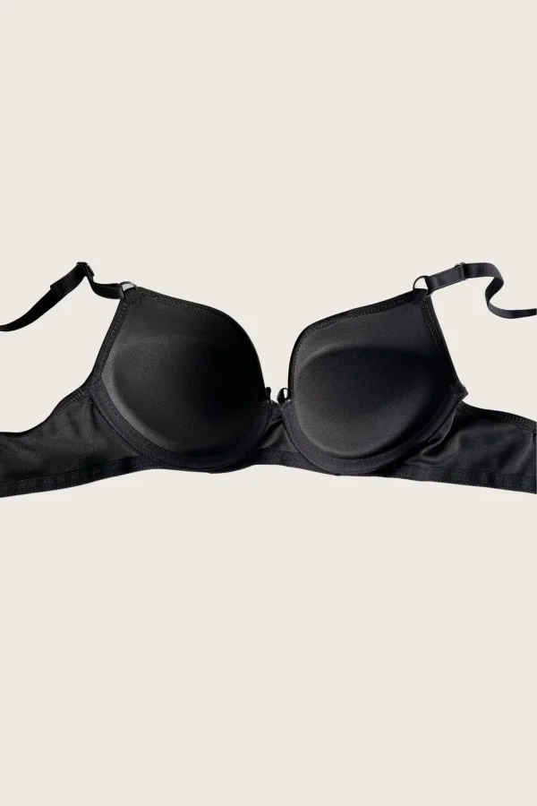 Luz&Pos Arias Closet Mikro Kumaş Push Up Dolgulu Balenli Günlük Tek Destekli Sütyen