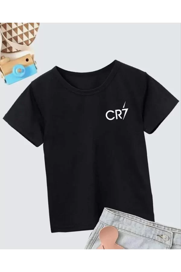 Luz&Pos Erkek Çocuk Baskılı T-shirt - Siyah