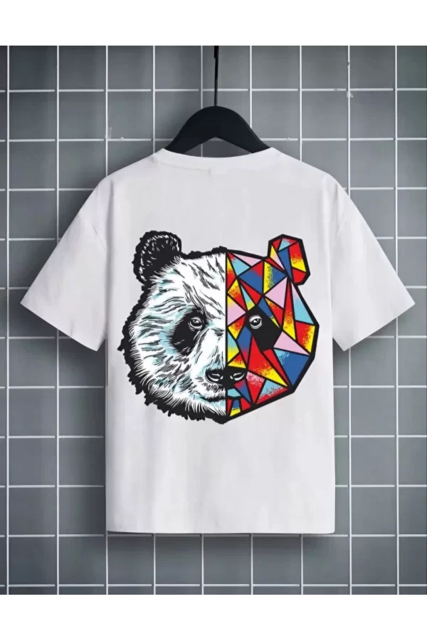Luz&Pos Unisex Çocuk Baskılı T-shirt - Beyaz