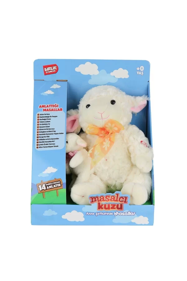 M-1117526-12 Türkçe Yavrulu Masal Anlatan Kuzu -birliktoys