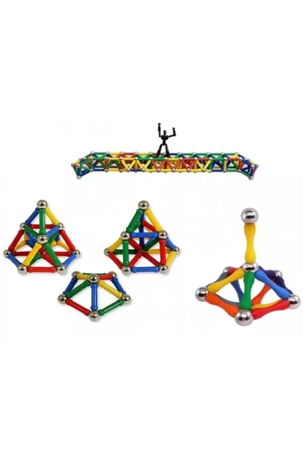 Magnastix 111 Parça Manyetik Lego Seti