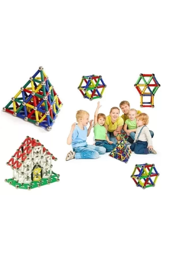 Magnastix 185 Parça Manyetik Lego Seti