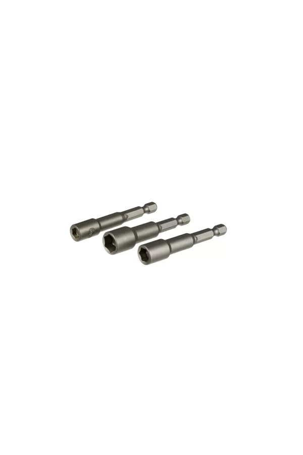 Manyetik Somun Adaptörü - 3 Lü Set 6,8,10x65 Mm