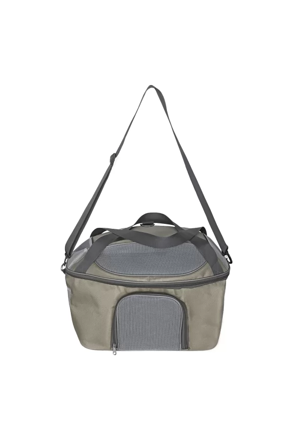 Markapet Fileli Kedi Köpek Taşıma Çantası 32-35-43 cm Large Taba