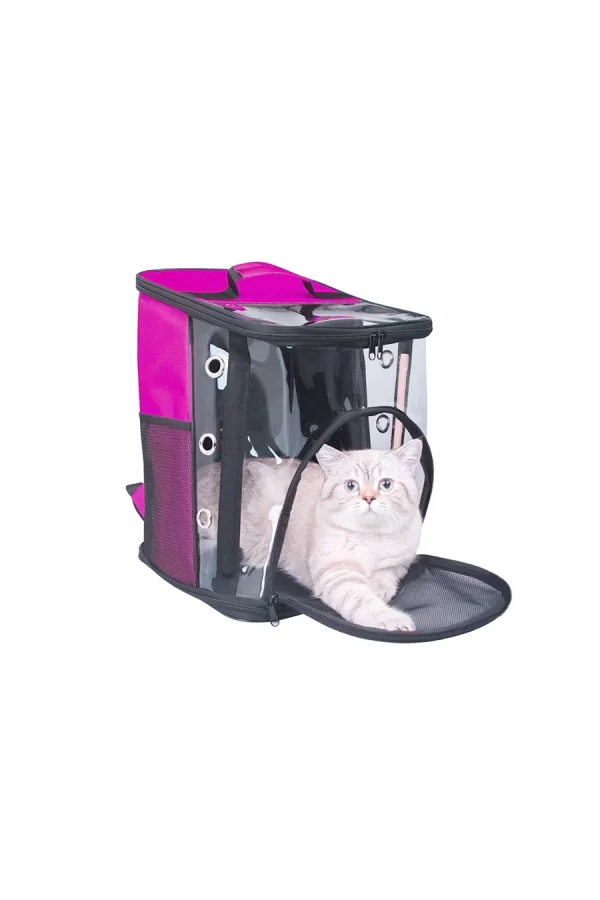 Markapet Galaksi Kedi Taşıma Çantası 30*30*40 cm Pembe