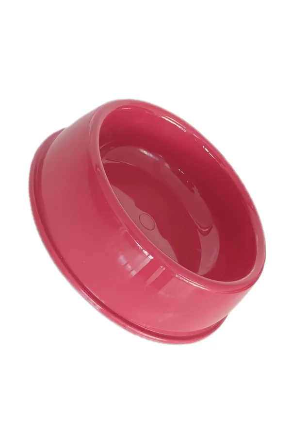 Markapet Kedi Köpek Plastik Mama Ve Su Kabı 20 cm - 200 ml Kırmızı