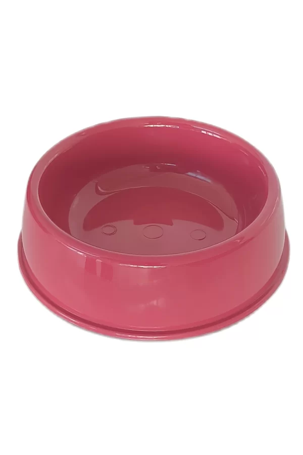 Markapet Kedi Köpek Plastik Mama Ve Su Kabı 20 cm - 200 ml Kırmızı