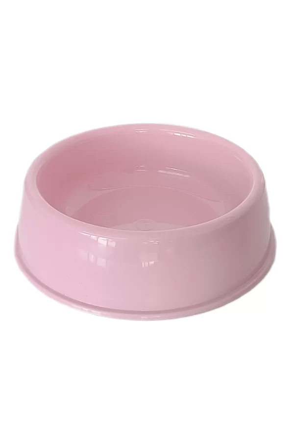 Markapet Kedi Köpek Plastik Mama Ve Su Kabı 20 cm - 200 ml Pembe