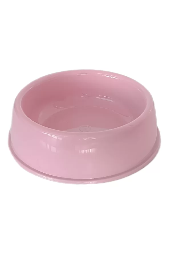 Markapet Kedi Köpek Plastik Mama Ve Su Kabı 20 cm - 200 ml Pembe