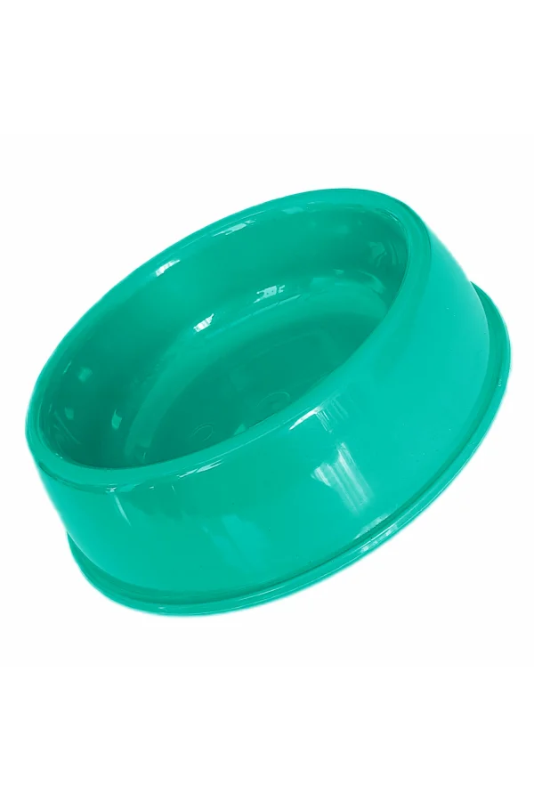 Markapet Kedi Köpek Plastik Mama Ve Su Kabı 20 cm - 200 ml Turkuaz