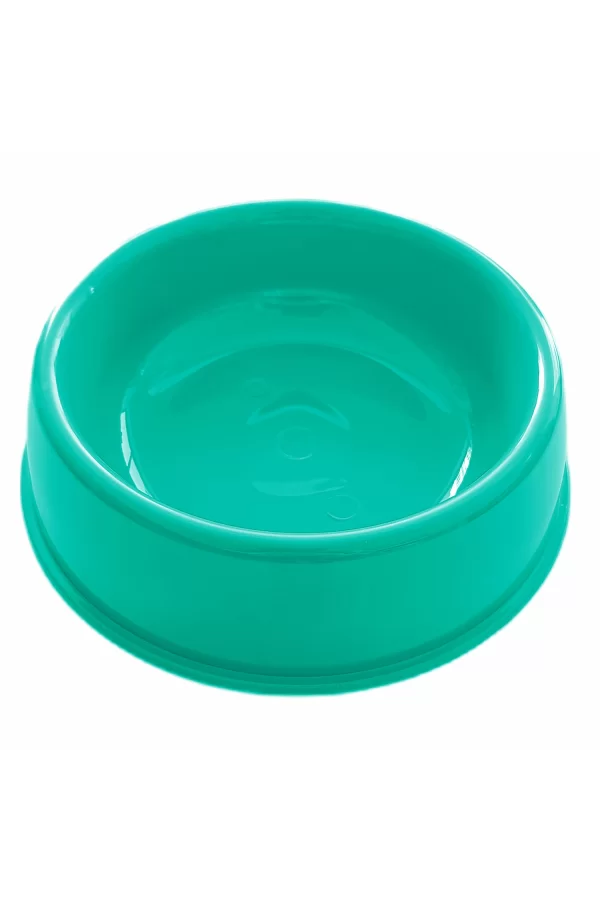 Markapet Kedi Köpek Plastik Mama Ve Su Kabı 20 cm - 200 ml Turkuaz