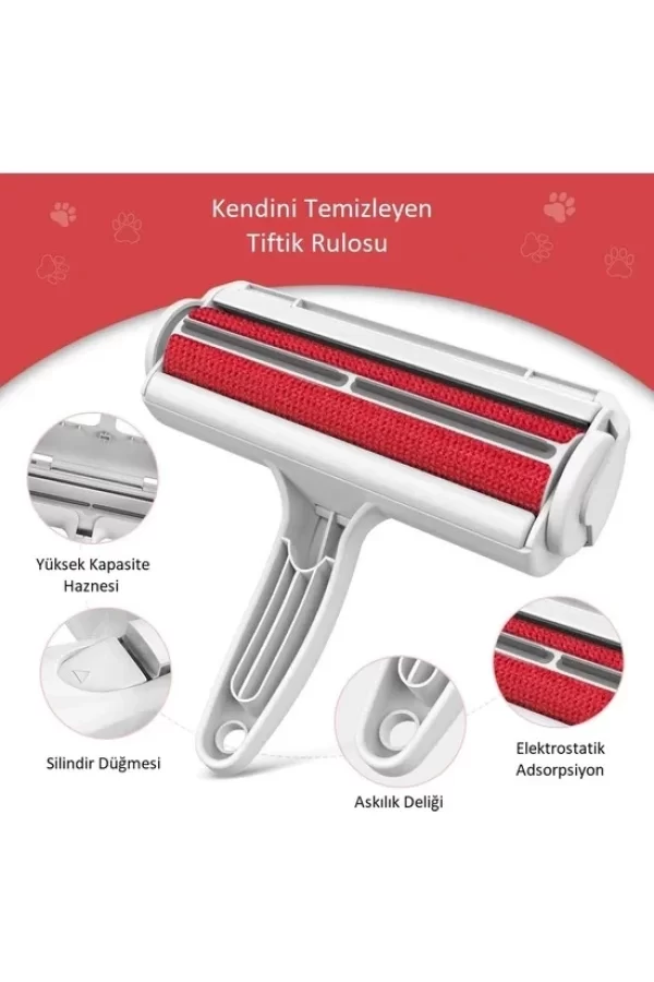 Markapet Kedi Köpek Tüy Toplayıcı Hazneli Gırgır 7-12-20 cm