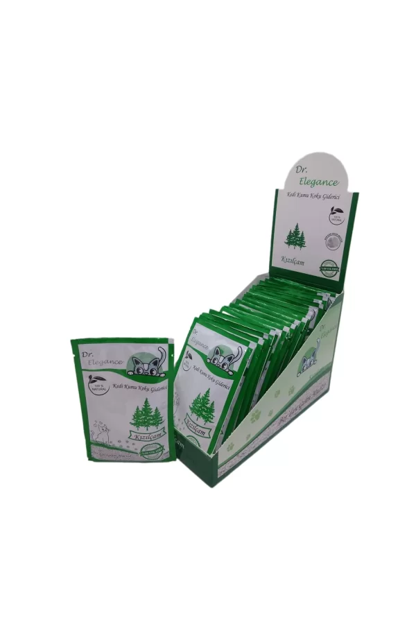 Markapet Kedi Kumu Koku Giderici Kızılçam Kokulu 25 gr ( 14 gün Etkili Bor )
