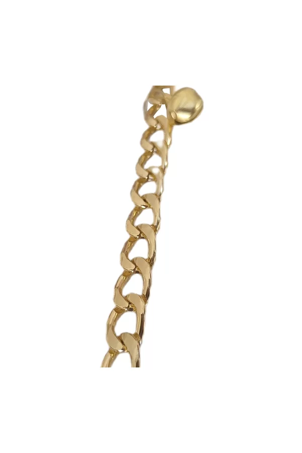 Markapet Kedi Ve Köpek Lüx Zincir Kolye 25-30 cm Medium Gold
