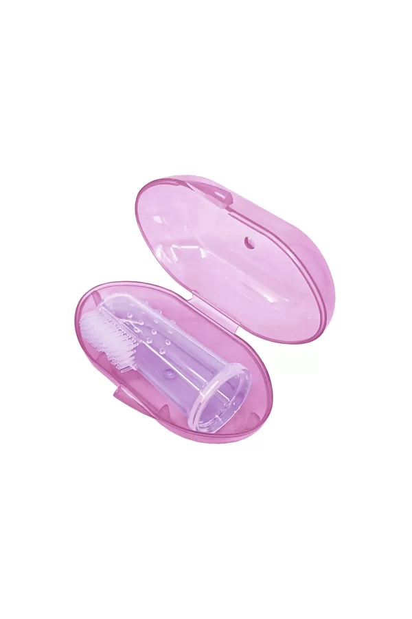 Markapet Kedi ve Köpek Parmak Diş Fırçası 5.5 cm Pembe