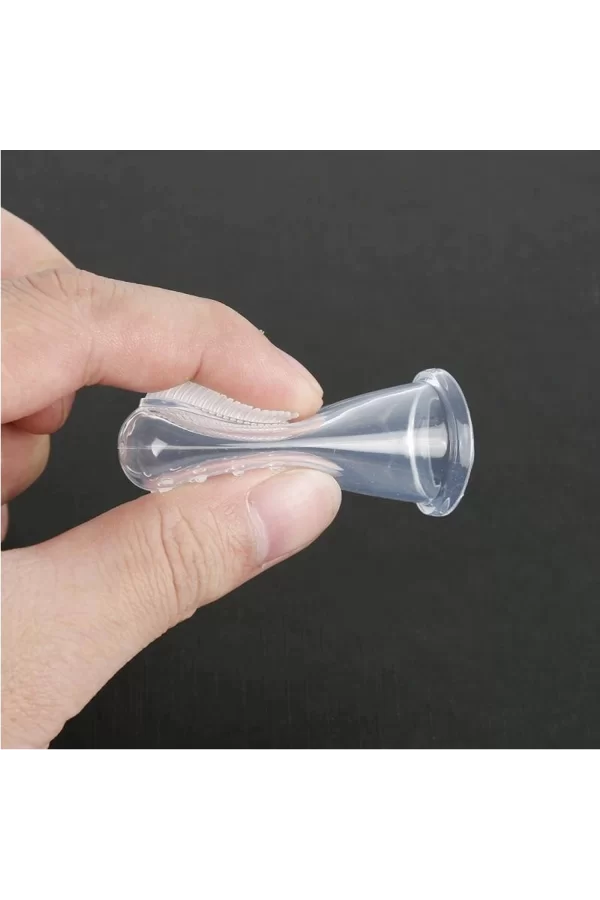 Markapet Kedi ve Köpek Parmak Diş Fırçası 5.5 cm Şeffaf