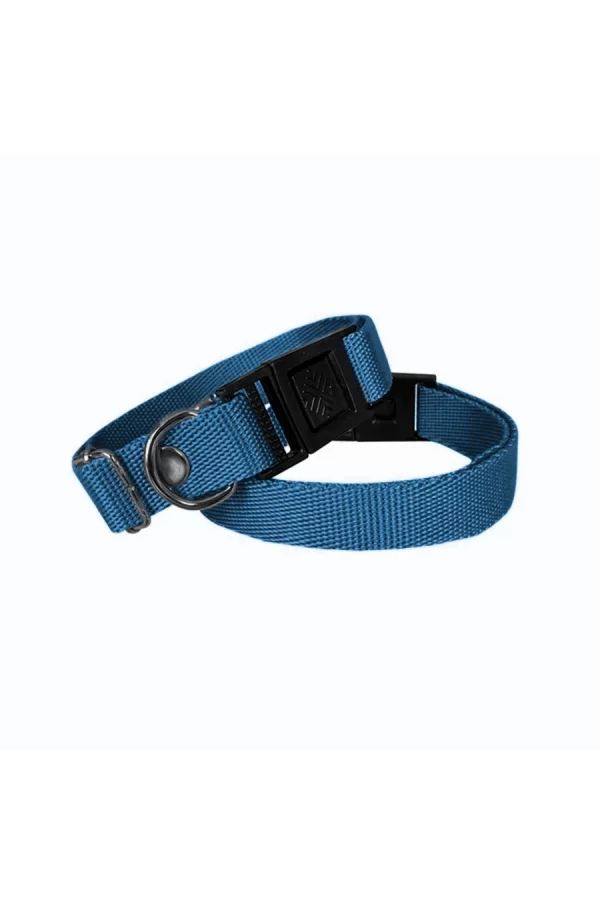 Markapet Köpek Tasması Dokuma 2 cm - Min: 30 cm - Max: 50 cm Mavi