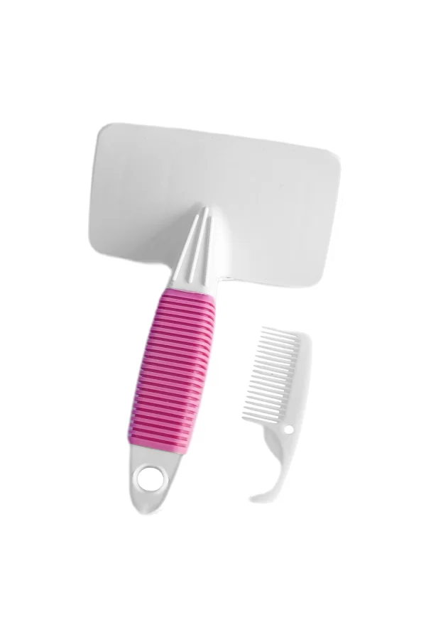 Markapet Temizleme Aparatlı Kedi Köpek Tarağı 7 cm-14 cm Small Pembe