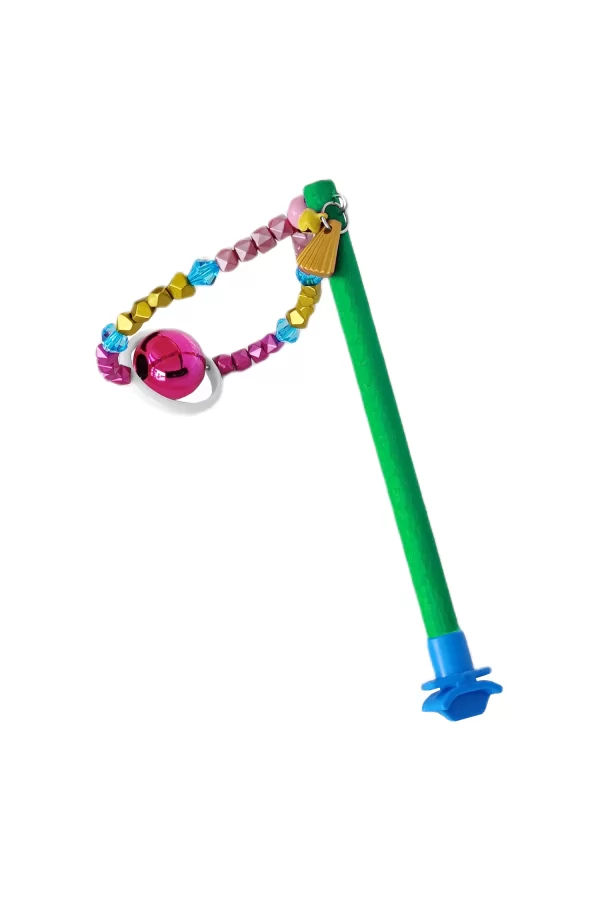 Markapet Tünekli Döner Toplu Kuş Oyuncağı 10 cm-16 cm Yeşil