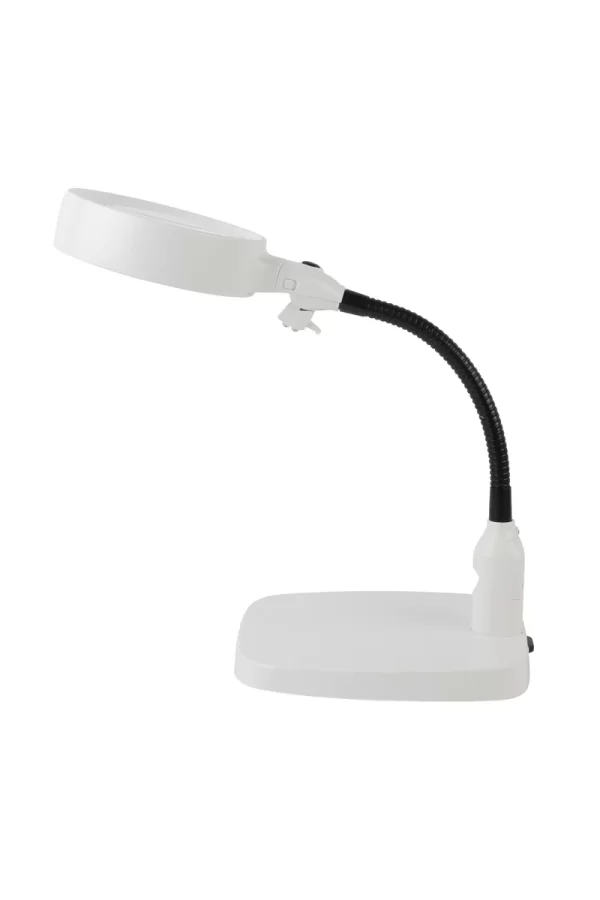 Masaüstü 10x Led Işıklı Büyüteç Okuma El Sanatları Onarım Büyüteç 7765