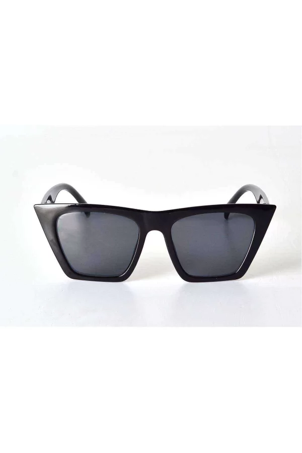 Mat Siyah Çerçeveli Unisex Güneş Gözlüğü - Moda Gözlük