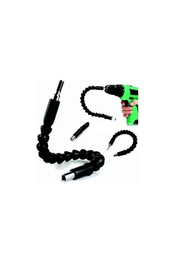 Matkap Ucu - Bükülebilir Oynar  Vidalama Bits Uzatma Aparatı 30cm - Komple Set