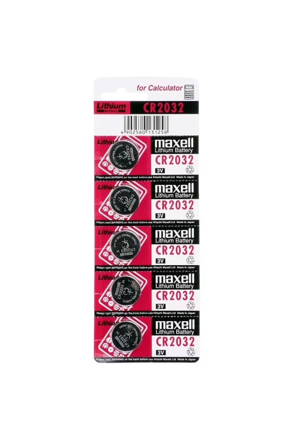 Maxell Cr2032 3v Lityum Düğme Pil 5li Paket