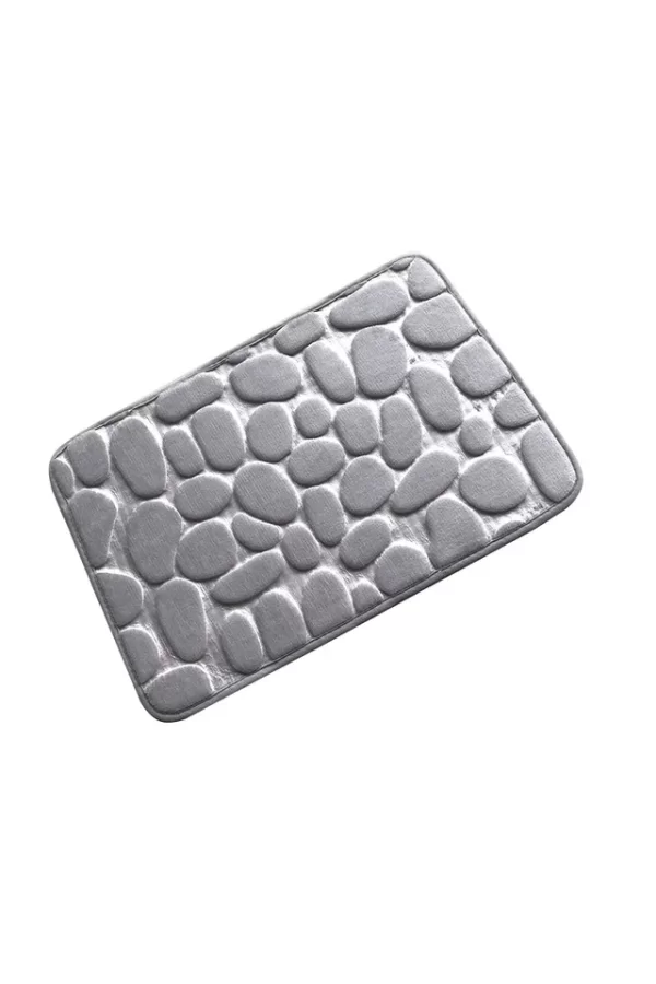 Memory Kaydırmaz Banyo Paspası Gri