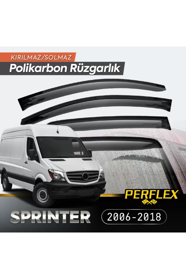 Mercedes Sprinter 2006-2018 Cam Rüzgarlığı V2 Mugen