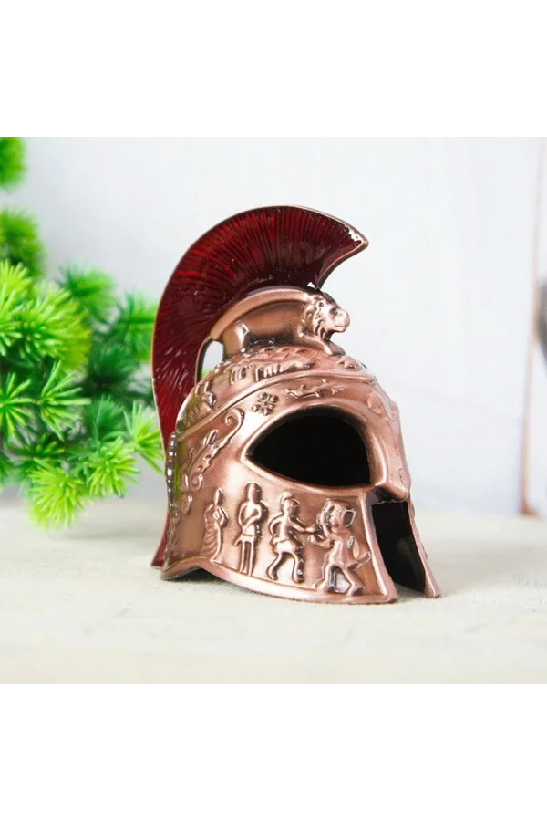Metal Dekoratif Şövalye Miğferi