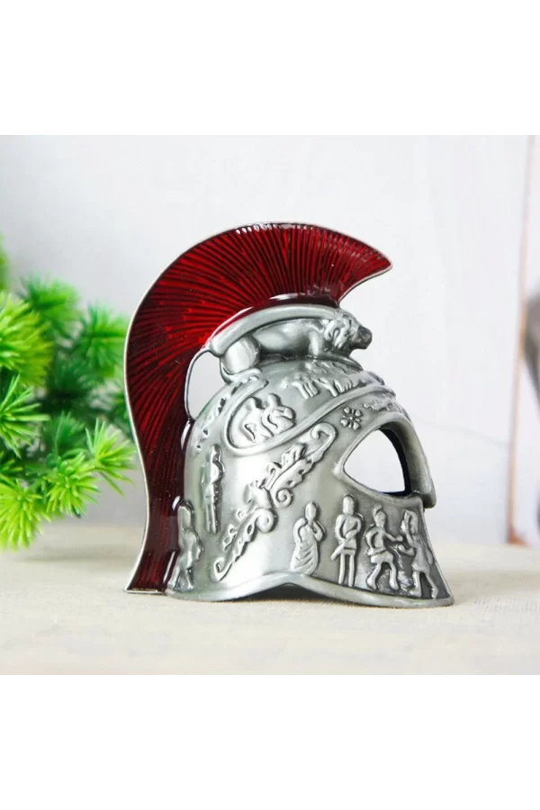 Metal Dekoratif Şövalye Miğferi