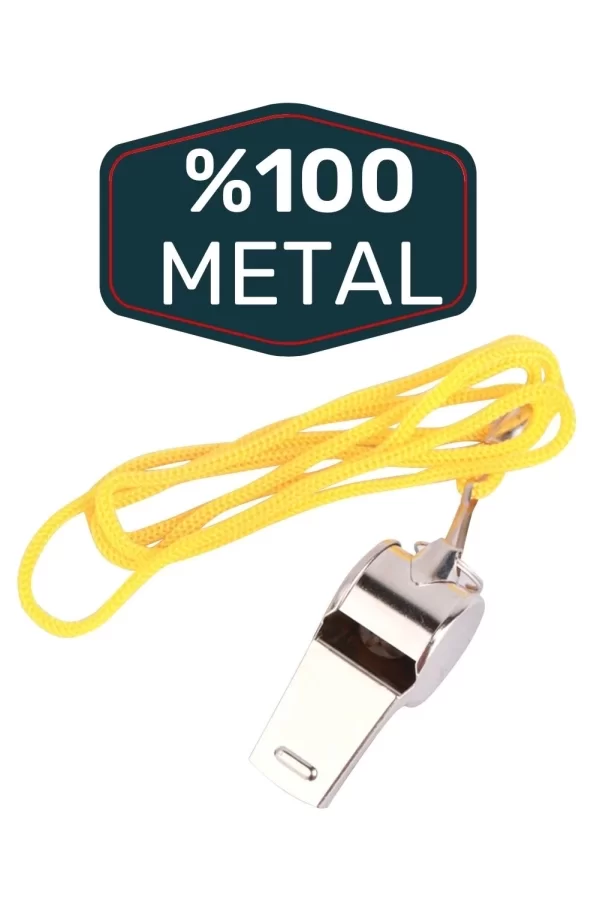 Metal Ipli Hakem Ve Deprem Düdüğü (24lü)